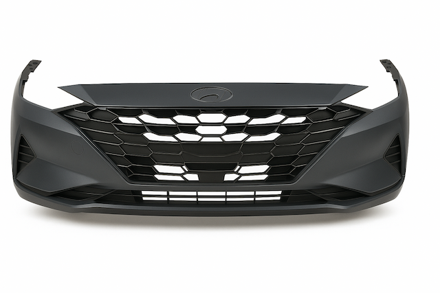 передный бампер hyundai elantra 2023